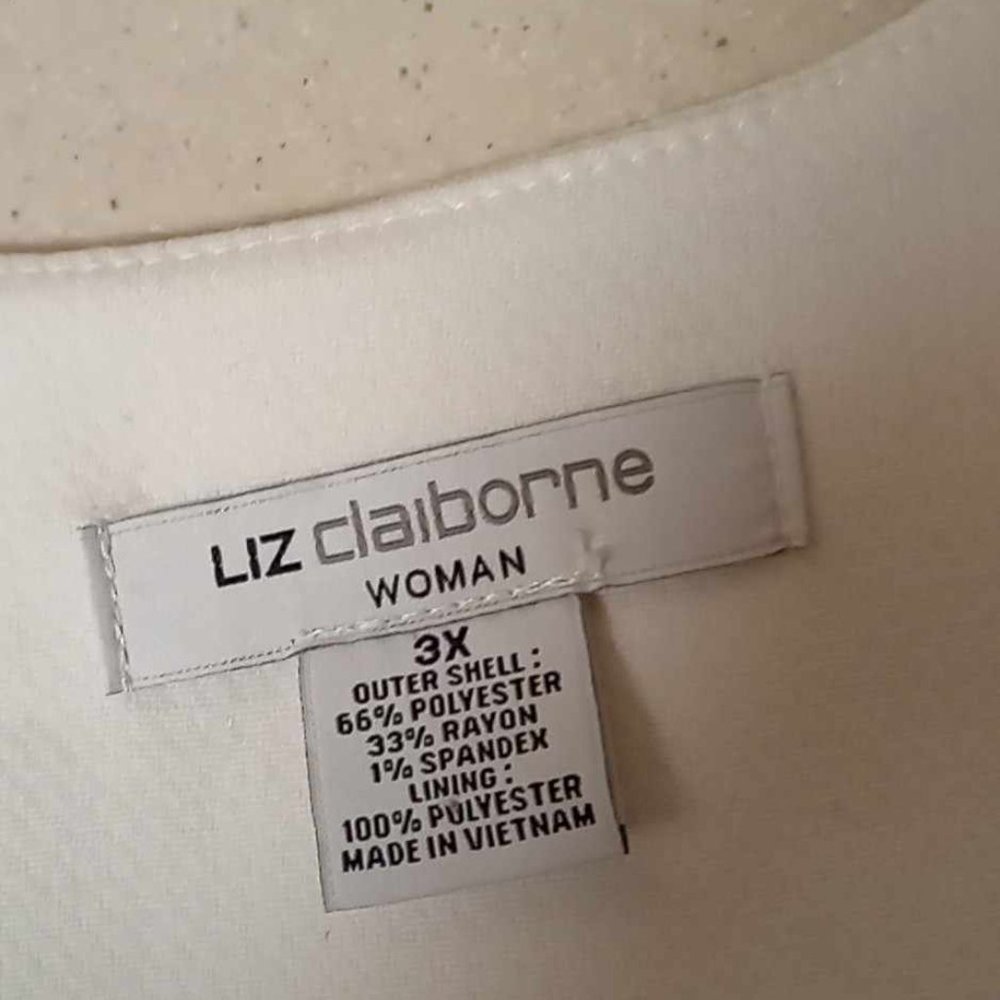 LIZ CLAIBORNE  WOMENS BLAZER JACKET LONG SIZE 3X - Picture 5 of 8